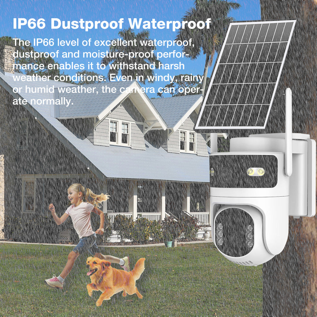 Dual Lens Solar Camera