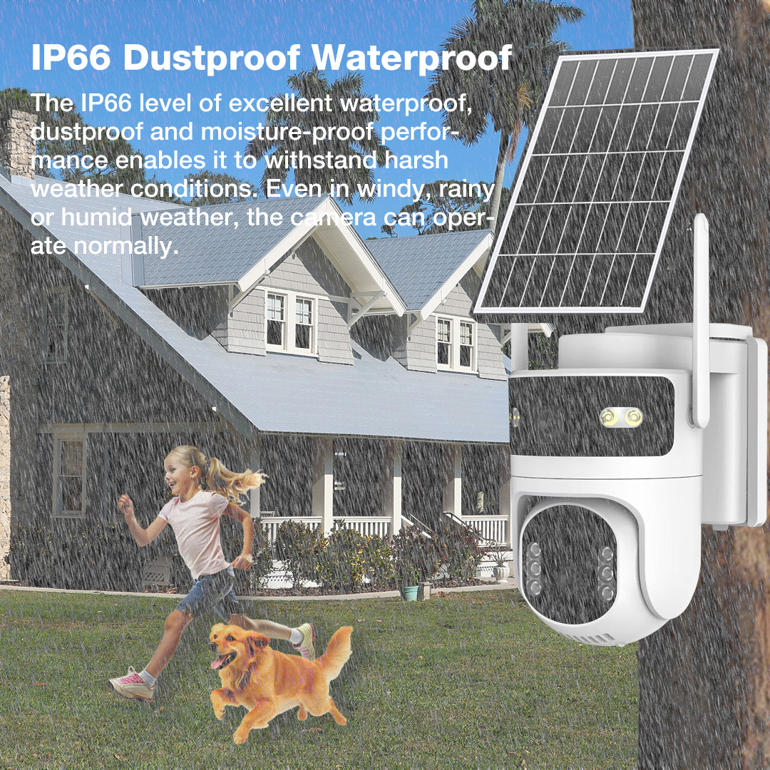 Dual Lens Solar Camera