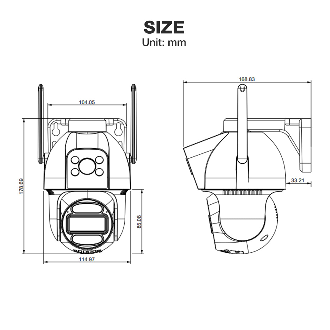 Outdoor Waterproof Security Camera
