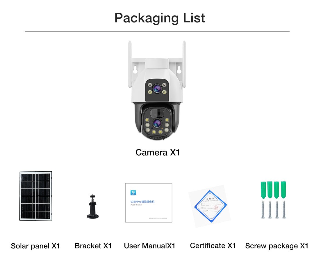 Dual Lens Solar Camera