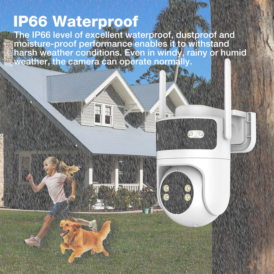 Owenfy Dual Lens Smart Security Camera